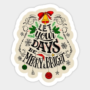 Merry christmas - Christmas Gift - Christmas Tshirt Sticker